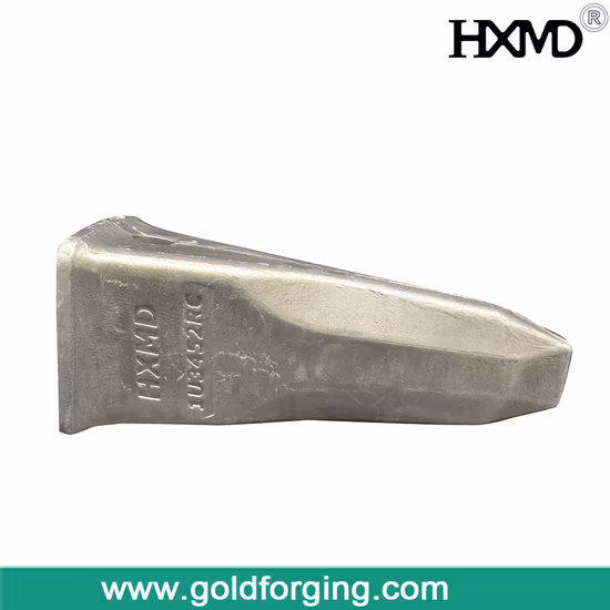 Dents de godet d'excavatrice PC300 de forgeage d'or d'OEM pour des pièces de Komatsu à vendre, point de dent de pièces de rechange d'excavatrice 207